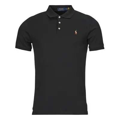 Polo Ralph Lauren POLO COUPE DROITE EN PIMA COTON Černá