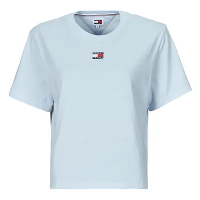 Tommy Jeans TJW BXY BADGE TEE EXT Modrá