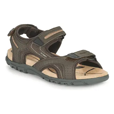 Geox UOMO SANDAL STRADA D Hnědá