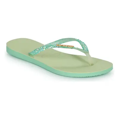 Havaianas SLIM GLITTER FLOURISH Zelená