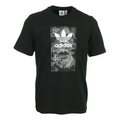 adidas Camo Tongue Tee Černá