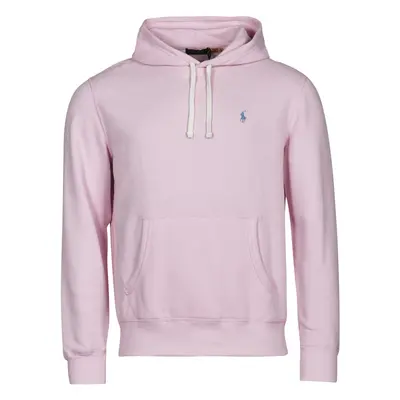 Polo Ralph Lauren SWEAT A CAPUCHE MOLTONE EN COTON LOGO PONY PLAYER Růžová