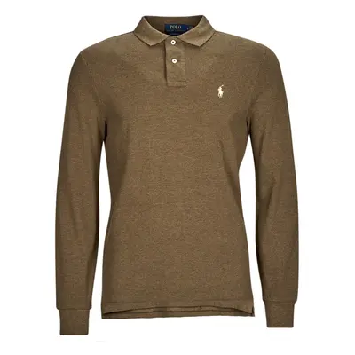 Polo Ralph Lauren POLO AJUSTE DROIT EN COTON BASIC MESH Hnědá