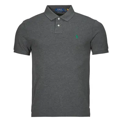 Polo Ralph Lauren POLO COUPE DROITE EN COTON BASIC MESH Šedá