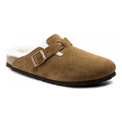 Birkenstock Boston shearling leve Hnědá