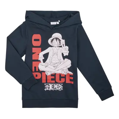 Name it NKMNALLE ONEPIECE SWEAT WH BRU VDE Tmavě modrá