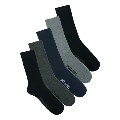 Jack & Jones JACJENS SOCK 5 PACK Šedá