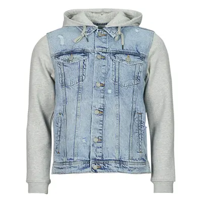 Jack & Jones JJIJEAN JJJACKET W. SWEAT WI 067 Modrá