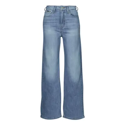 Pepe jeans WIDE LEG JEANS UHW Modrá