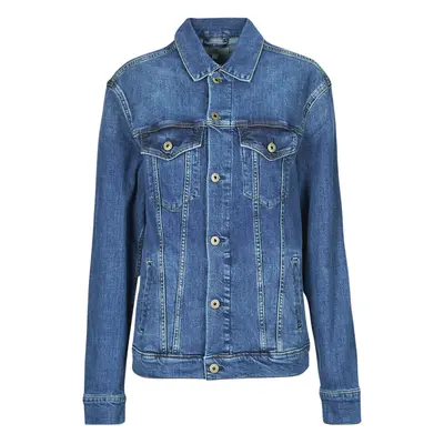 Pepe jeans BOYFRIEND JACKET Modrá