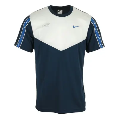 Nike Nsw Repeat Swoosh Pk Tee Modrá