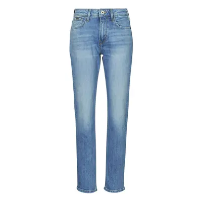 Pepe jeans STRAIGHT JEANS HW Modrá