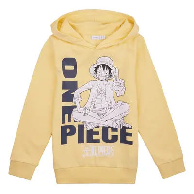 Name it NKMNALLE ONEPIECE SWEAT WH BRU VDE Žlutá