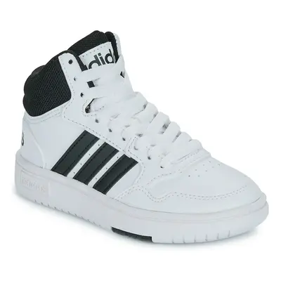 adidas HOOPS 3.0 MID K Bílá