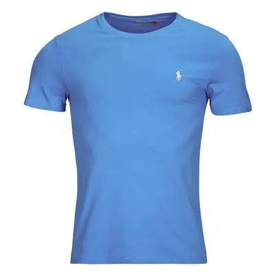 Polo Ralph Lauren T-SHIRT AJUSTE EN COTON Modrá