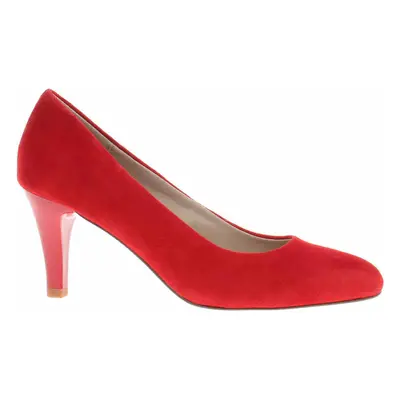 Caprice Dámské lodičky 9-22405-42 red suede Červená