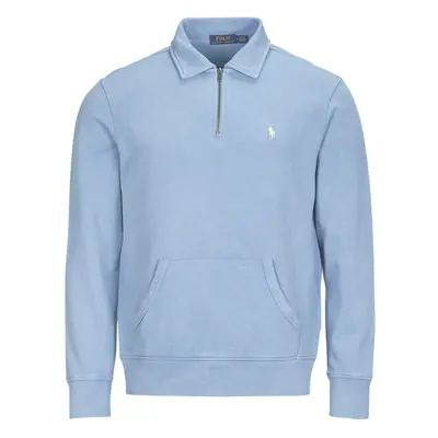 Polo Ralph Lauren SWEATSHIRT DEMI ZIP EN MOLLETON Modrá