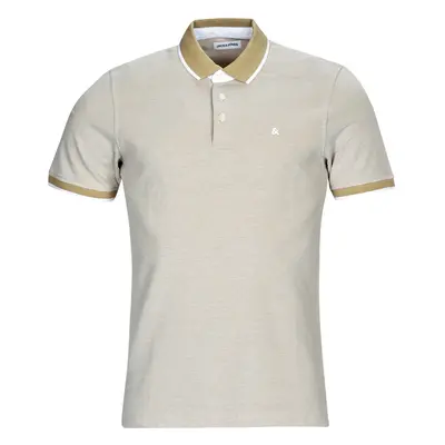 Jack & Jones JJEPAULOS POLO SS Béžová