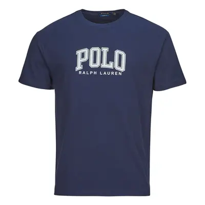 Polo Ralph Lauren T-SHIRT AJUSTE EN COTON SERIGRAPHIE POLO RALPH LAUREN Tmavě modrá