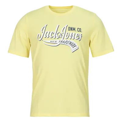 Jack & Jones JJELOGO TEE SS O-NECK 2 COL SS24 SN Žlutá