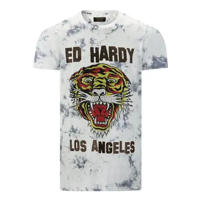 Ed Hardy Los tigre t-shirt white Bílá