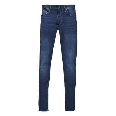 Pepe jeans TAPERED JEANS Modrá