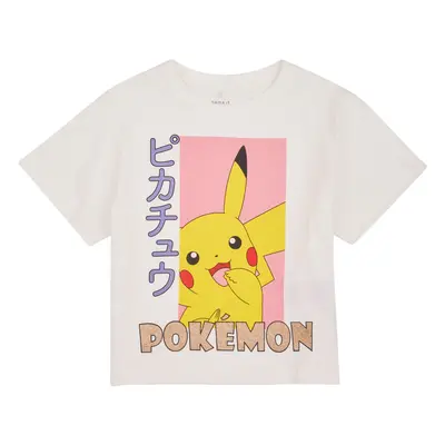 Name it NKFNABINA POKEMON SS LOOSE TOP BFU Bílá