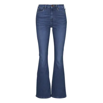 Pepe jeans SKINNY FIT FLARE UHW Modrá