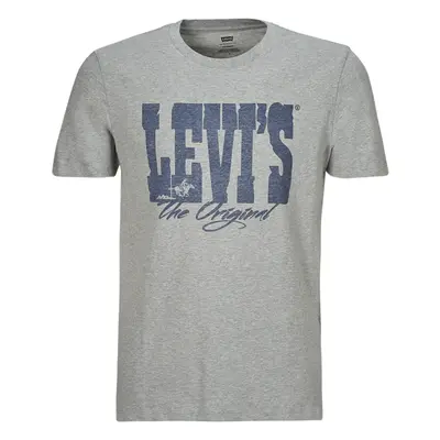 Levis GRAPHIC CREWNECK TEE Šedá