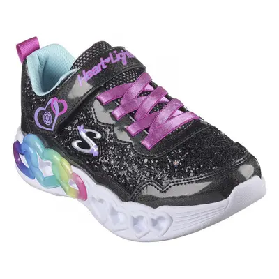 Skechers Infinite heart lights - fresh Černá