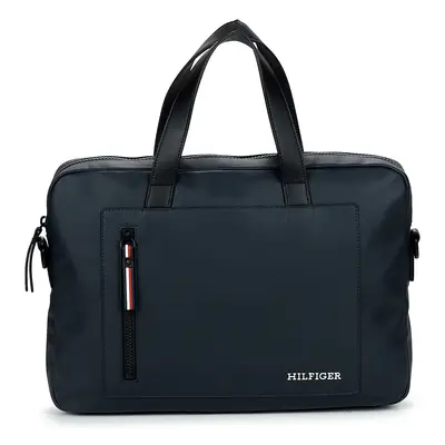 Tommy Hilfiger TH PIQUE SLIM COMPUTER BAG Tmavě modrá