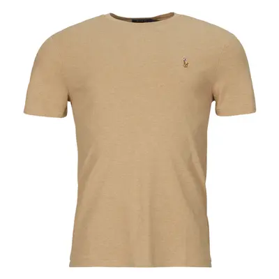 Polo Ralph Lauren T-SHIRT AJUSTE COL ROND EN PIMA COTON Béžová