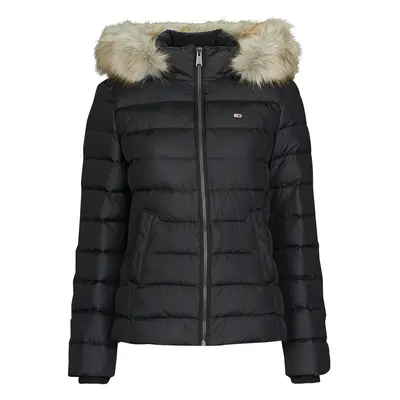 Tommy Jeans TJW BASIC HOODED DOWN JACKET Černá