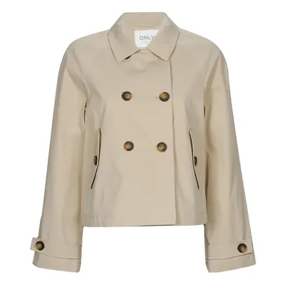 Only ONLAPRIL SHORT TRENCHCOAT CC Béžová