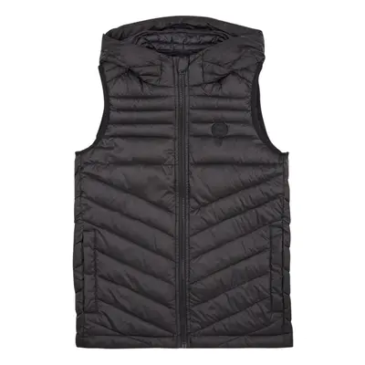 Jack & Jones JJEHERO BODYWARMER HOOD NOOS JNR Černá