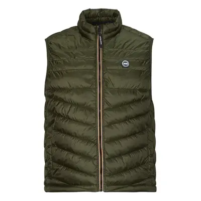 Jack & Jones JJEHERO BODYWARMER COLLAR Khaki