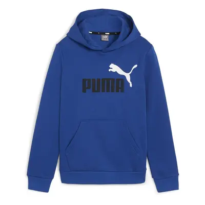 Puma ESS+ 2 COL BIG LOGO HOODIE FL B Modrá