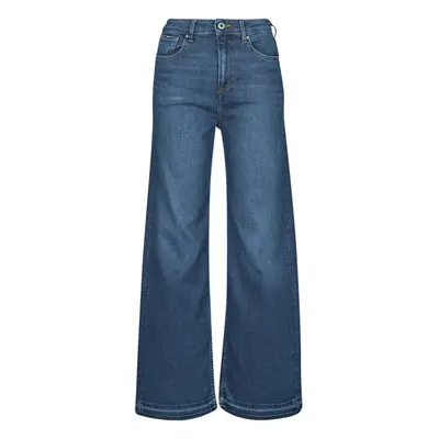 Pepe jeans WIDE LEG JEANS UHW Modrá