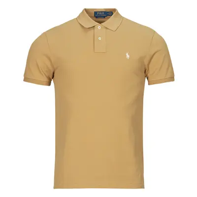 Polo Ralph Lauren POLO COUPE DROITE EN COTON BASIC MESH Béžová