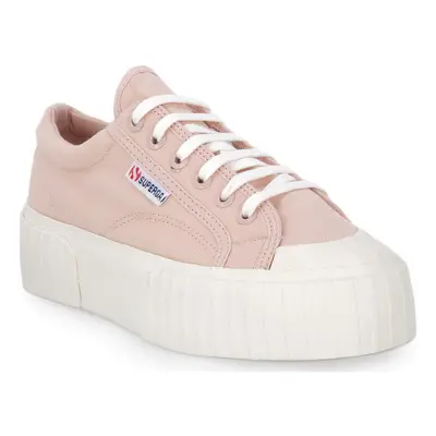 Superga A50 STRIPE PLATFORM Růžová