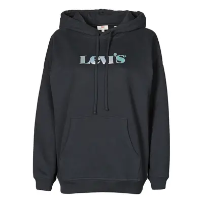 Levis GRAPHIC RIDER HOODIE Černá