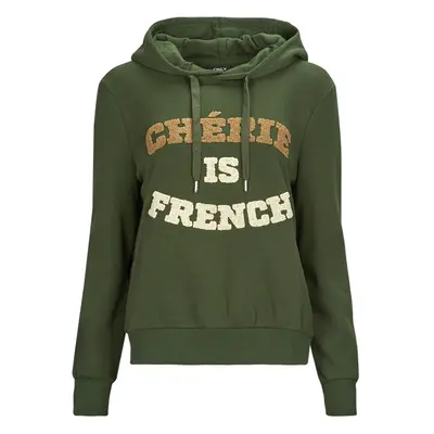 Only ONLJENNI L/S FENCH HOOD CS SWT Khaki