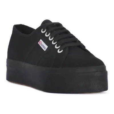 Superga COTU FULL BLACK UP AND DOWN Černá