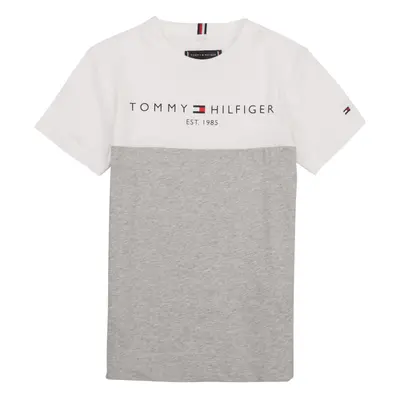 Tommy Hilfiger ESSENTIAL COLORBLOCK TEE S/S Bílá