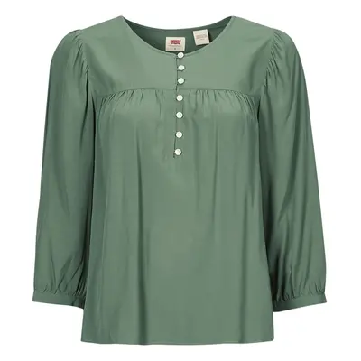 Levis HALSEY 3/4 SLV BLOUSE Zelená