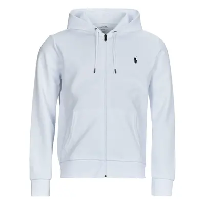 Polo Ralph Lauren SWEATSHIRT ZIPPE EN DOUBLE KNIT TECH Bílá