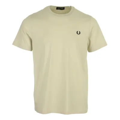 Fred Perry Crew Neck T-Shirt Béžová