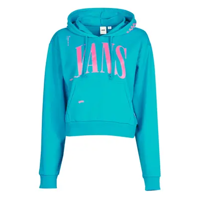 Vans WM KAYE CROP HOODIE Modrá