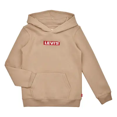 Levis BOXTAB PULLOVER HOODIE Béžová