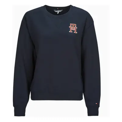 Tommy Hilfiger IMD MDRN REG SML SWEATSHIRT Tmavě modrá